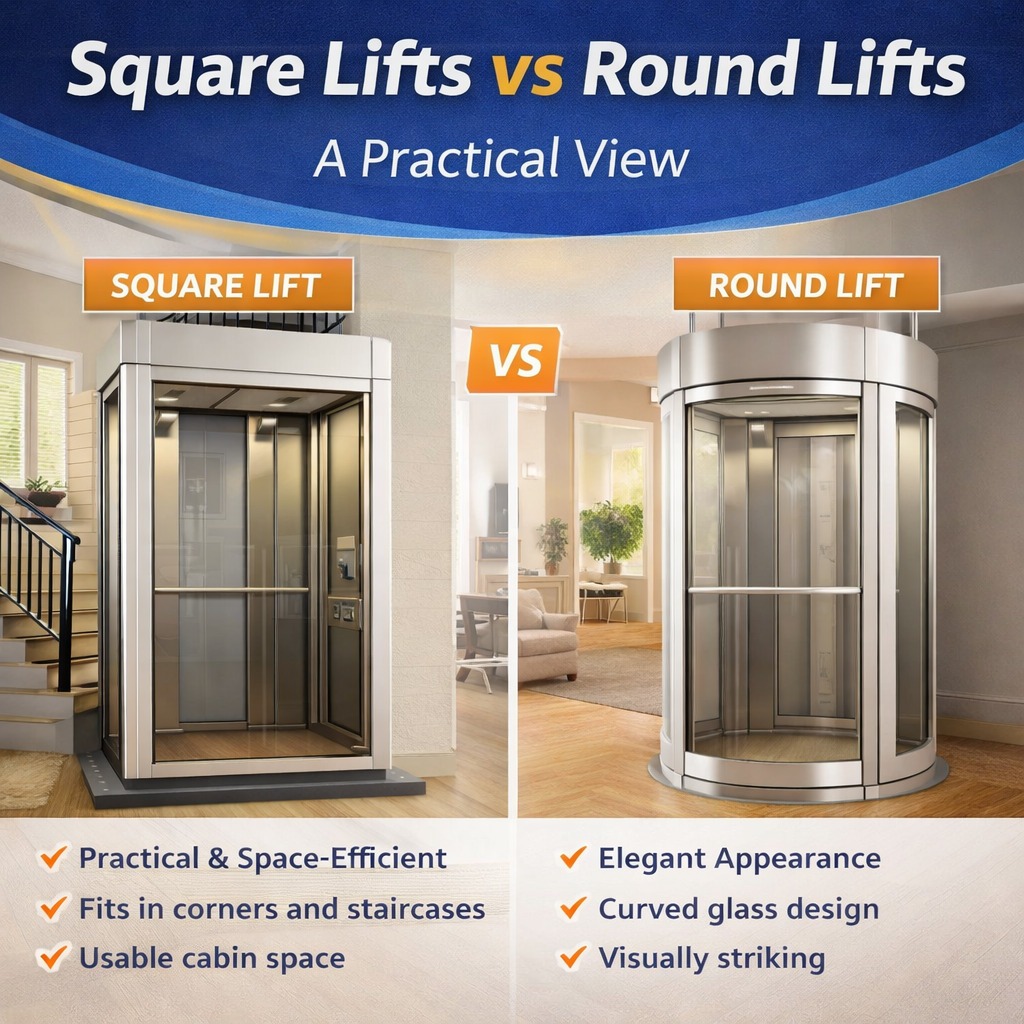 Square Lifts vs Round Lifts – A Practical View by ShuttleSky